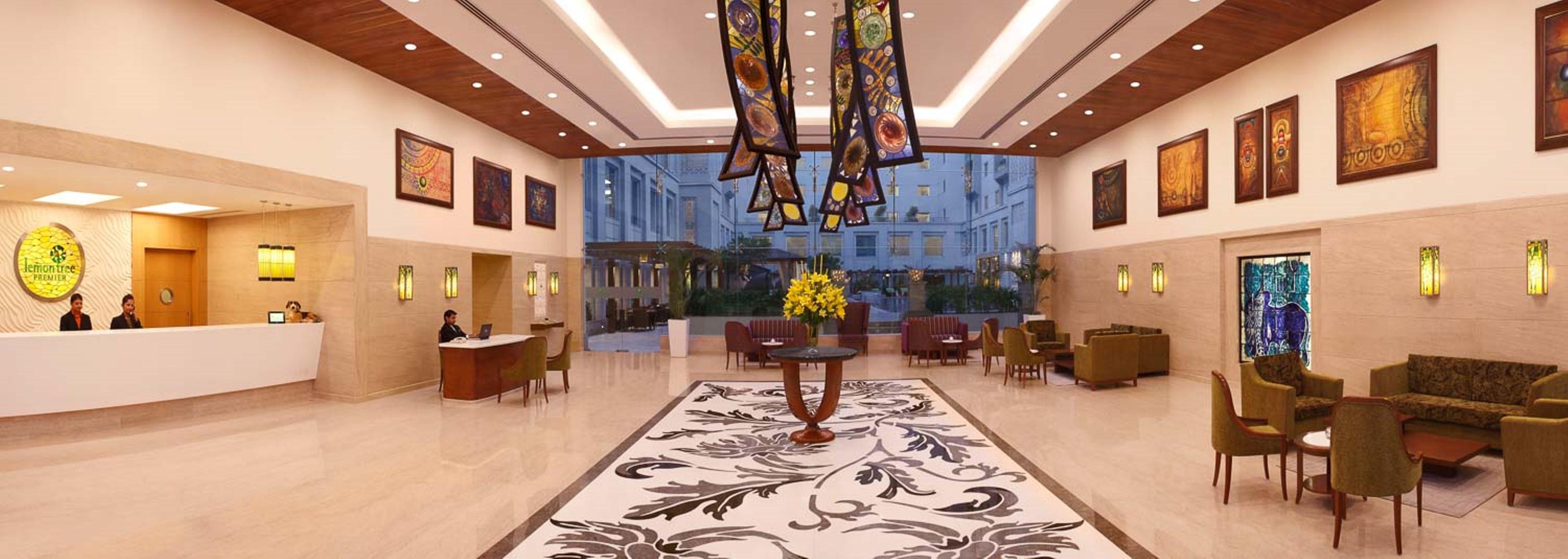Lemon Tree Premier, Delhi Airport Hotel Nova Deli Exterior foto The lobby of the Taj Bengal