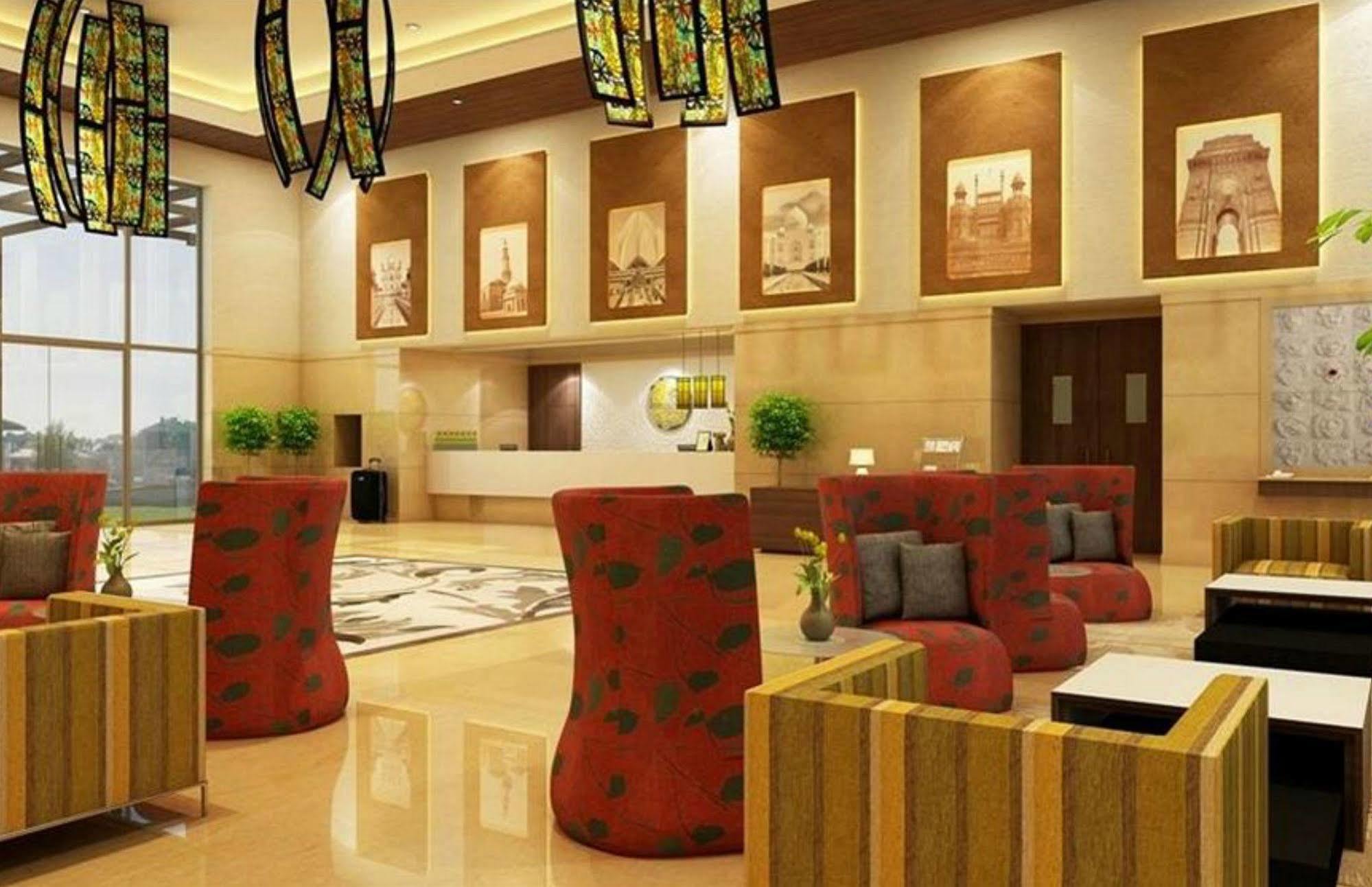 Lemon Tree Premier, Delhi Airport Hotel Nova Deli Exterior foto The lobby of the hotel